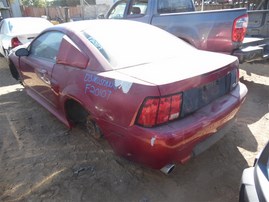 2003 FORD MUSTANG COUPE GT RED 4.6 MT 